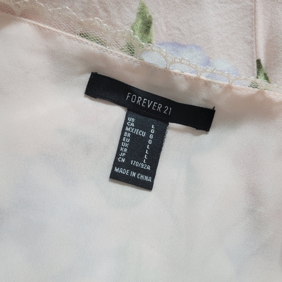 NWOT Floral Print Cami Dress  forever21 size Large - Picture 5 of 7